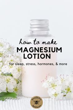 Diy Magnesium Lotion, Magnesium Lotion Recipe, Diy Beauty Blender, Magnesium Cream, Magnesium Lotion, Lotion Recipe, Body Butters Recipe, Diy Lotion, Muscle Relaxation