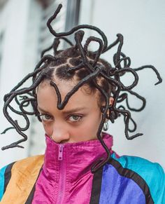 Braided Mullet, Medusa Braids, Afro Punk Fashion, Style Braids, Protective Style, Afro Punk