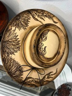 This hat is simply elegant!! In full bloom! Erimish Bracelets, Girls Outerwear, Magnolia Pearl, Heel Slippers, Western Hats, Ring Watch, Capri Blue, In Full Bloom, Kimono Cardigan