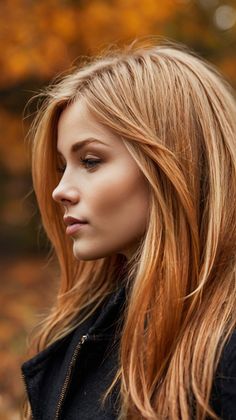 Fall Hair Colors for Blondes with Copper Braids 🍂 Blondeish Redish Hair, Light Brown Hair With Copper And Blonde Highlights, Blond To Copper Hair, Fiery Copper Hair, Copper Blonde Highlights On Brown Hair, Copper Toner For Blonde Hair, Copper Hair Makeup Ideas, Blonde Hair Color Ideas For Fall Winter Medium Lengths, Copper Hair Outfits