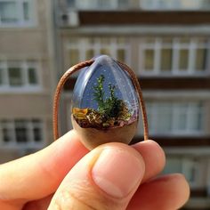 This unique blue resin jewelry looks like a small terrarium with lichens and mosses inside.  It is also a unique gift for those who want to wear a small image of nature around their neck. A Unique Necklace For Nature Lovers. -Each of my designs is handmade. -It is made of walnut wood, real moss, lichen and high-quality epoxy resin. -The pendant is suitable for everyday wear. -The length of the leatherette cord is adjustable. Available in black and brown colors. 🎁The resin jewelry is sent in a b Uv Resin Jewelry, Cottagecore Necklace, Small Terrarium, 2nd Anniversary Gift, Terrarium Jewelry, Terrarium Necklace, Pressed Flower Necklace, Resin Necklace, Pressed Flower