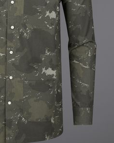 This Camouflage Overshirt is a stylish and versatile piece that can be worn as a lightweight jacket or layered over a t-shirt or sweater. It features a camouflage pattern with three patch pockets at the front and full sleeves. It is a must-have piece for anyone looking to add a touch of military-inspired style to their wardrobe. Fused collar and cuffs, collar stand and flat felled side seams provide structure and stability to all our shirts. 100 % Premium Giza Cotton: Long staple, smother, resis Types Of Weaving, White Prints, Day And Time, Military Inspired, Giza, Full Sleeves, Collar And Cuff, Lightweight Jacket, Full Sleeve