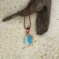 Blue Larimar Spiritual Meaning Soothing Tranquility and Calmness Caribbean Ocean, Orange Stone, Larimar Pendant, Book Jewelry, The Dominican Republic, Copper Pendant, Purple Stones, Luxury Gift Box, Copper Pendants