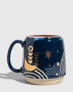 Nightfall Blue Natural Ceramic, United By Blue, Something Nice, Color Glaze, Steel Wool, Kids Room Art, Sustainable Gifts, Stoneware Mugs, Micro Onde