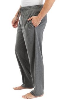 Give your work-from-home uniform a cozy upgrade with these heather knit jersey pajama pants from Saddlebred. | Saddlebred Men's Solid Heather Knit Jersey Pajama Pants, Grey, Small Ivy Crown, Knit Pants, Comforters Cozy, Lounge Pants, Knit Jersey, Heathers, Ivy, Pajama Pants, Lounge