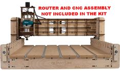 the router and cnc assembly is not included in the kit