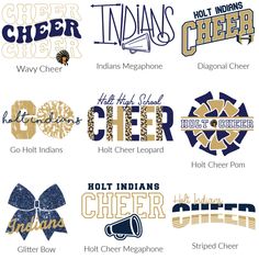 Holt Cheer Spirit Wear Alphabet Soup Designs has partnered with Holt Cheer to bring you a selection of personalized Team Spirit Wear. It is a stylish way to show your team spirit with the choice from 9 different Indians or Holt Cheer Designs. Product details: 5.3 oz preshrunk 100% heavyweight cotton Double-needle sleeve and bottom hems Taped neck and shoulders 7/8" rib collar Classic fit Sewn in Label No two shirts are exactly alike. Enjoy each for its own uniqueness. Wash separately College Cheer Shirts Designs, Cheerleading Team Spirit Tops With Logo, Cheer Spirit Wear, School Spirit Graphic Print Sweatshirt For Cheerleading, Sporty Letter Print Hoodie For Cheerleading, School Spirit T-shirt With Team Logo For Cheerleading, Cheer Hoodies Design Cheerleading, Monogram Box, Lacrosse Boys