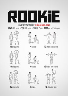 an exercise poster with instructions for how to do the rockie squats and exercises