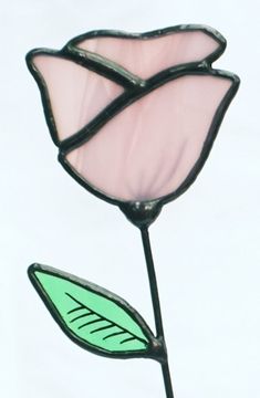 Stained Glass Pink Rose, Everlasting Handmade Flower. Price per Single Stem. Add to or Start Creating Your Own Unique Display. - Etsy Brazil Individual Flowers, Stained Glass Rose, Decorative Gravel, Red And White Roses, Glass Rose, Everlasting Flowers, Stained Glass Flowers, Stained Glass Diy, Unique Display