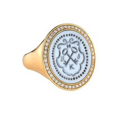 ASHA by Ashley McCormick Diamond Oval Bespoke Ring – Asha By ADM Engraved Signet Ring, Engraved Stone, Oval Signet Ring, Stone Engraving, Bespoke Rings, Signet Rings, 18k Gold Ring, Bespoke Jewellery, Team Member