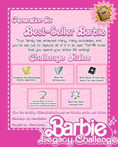 an advertisement for barbie's best seller baby toys, including clothes and other accessories