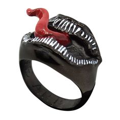 Unique Black Halloween Rings, Unique Black Rings For Halloween, Unique Black Skull Ring For Halloween, Unique Black Snake Ring As A Gift, We Are Venom, Venom Symbiote, Let You Go, Chanel Designer, Gucci Designer