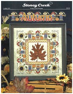 the cover of an autumn quilt book