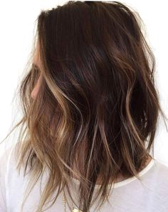 Partial Balayage, Brunette Hair Cuts, Brunette Ombre, Balayage Bob, Brunette Bob, Subtle Balayage, Long Bobs, Bronde Balayage, Brunette Balayage