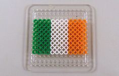 an irish and irish flag made out of legos