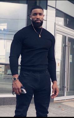 Black Man Outfits Men's Fashion, Semi Casual Men Outfits Black Man, Male Wedding Guest Outfit Black Man, Mens Fashion Going Out Outfits, Black Man Turtleneck Outfits, Black Mens Professional Fashion, Mens Outfits Dressy Classy, Husband Style Mens Fashion, Black Male Style Casual