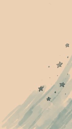 an illustration of stars flying in the sky