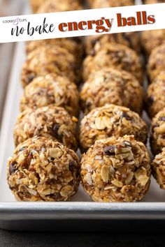 an image of granola balls on a tray