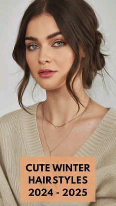 Cute Winter Hairstyles, Holiday Hairstyles Easy, 2024 Hairstyles, New Year Hairstyle, Haircuts For Medium Length Hair, Greasy Hair, Old Hairstyles, Hairstyles 2024