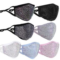 BLING FACE MASK  This  Face Mask is made of a high quality material, and shape very nice on your face, covering the nose and mouth and can be adjusted by the ear loop adjuster.  Our Bling Rhinestone  Face Mask comes with a packet for filer ( Filter included)  INSTRUCTIONS  * Hand wash * Hang Dry * Do not bleach Please feel free to contact us with any questions. Mask Rhinestone, Rhinestone Face Mask, Designer Face Mask, Face Jewellery, Rhinestone Fashion, Protective Mask, Fashion Mask, Pink Bling, Mouth Mask