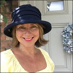 Stay cool and calm on the hottest day whilst wearing this stylish & practical summer hat hat.  In "matches everything" denim blue linen, perfect to pull out of your beach bag or pocket when the sun comes out.Its simple straightforward style makes it an ideal no frills workwear hat (your dogs or horses will be proud to be seen with you), gardening hat (look as pretty as your summer borders already are!) or walking hat (stuff it into your rucksack & be ready to enjoy your summer rambles)Ad Gardening Hat, Navy Blue Linen, Summer Hats For Women, Rain Hat, Summer Hat, Beautiful Hats, Hot Days, Linen Women, Summer Hats