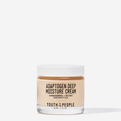 This deeply moisturizing cream is especially good for dry skin types. Adaptogenic herbs like ashwagandha and mushrooms calm the skin when faced with daily stressors like UV rays and environmental pollutants. Pentapeptide calms the stress reaction in sensitive and irritated skin. Super Dry Skin, Youth To The People, Beauty Shopping, Skin Care Face Mask, Adaptogenic Herbs, Hydrating Moisturizer, Moisturizing Cream, Moisturizer For Dry Skin, Fragrance Free