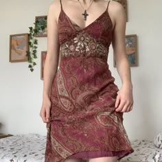 •stunning 90s vintage morgan de toi micro mesh... - Depop 90s Aesthetic Clothing, 90s Maxi Dress Vintage, Unique Vintage Outfits, 90s Maxi Dress Outfit, 90s Style Dress, Whimsical Dress Casual, 90s Vintage Aesthetic Outfit, Fancy Grunge Outfits, 90s Hoco Dresses