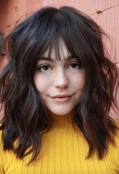 Cheveux Oranges, Medium Shag Haircuts, Short Shag Hairstyles, Shag Haircuts, Hair With Bangs