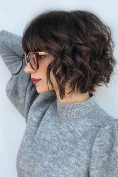 Sassy Short Curly Hairstyles To Wear At Any Age! ★ Short Wavy Hairstyles For Women, Short Curly Hairstyles For Women, Short Natural Curly Hair, Summer Hair Trends, Short Curly Hairstyles, Curly Hair With Bangs