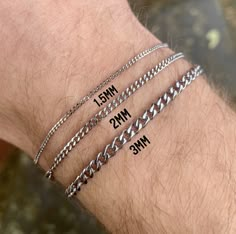 Men Jewelry Aesthetic Bracelet, Silver Bracelets For Men For Him, Male Jewelry Silver, Men Silver Bracelet Simple, Sliver Braslate For Men, Men’s Silver Bracelet, Men’s Bracelet, Bracelet For Guys