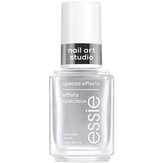 PRICES MAY VARY. Special Effects Nail Polish: essie's Cosmic Chrome is a smooth silver chrome effect nail polish. Special Effects nail polish fuses duochrome flips with holographic and light-reflecting finishes to take any manicure to another dimension Even, Professional Application: Our exclusive easy glide brush fits every nail size and allows for quick, streak-free, even and professional application at home. Flawless nail color coverage and durability with every brush stroke The Perfect Show Jelly Gloss, Sheer Nail Polish, Best Summer Nail Color, Bare Nails, Silver Nail Polish, Chrome Nail Polish, America Nails, Dry Nails Quick, Nail Color Trends