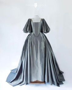 Frieda Lepold, Silk Dupioni Dress, Fairytale Couture, Dupioni Silk Dress, Fairytale Fashion, Dupioni Silk, Fantasy Dress, Couture Gowns, Historical Dresses