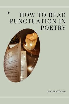 a book with the title how to read punctulation in poetry