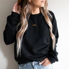 SHOP ALL OUR ROYALTY COLLECTION HERE! https://etsy.me/3HTebQX Inspired by the Royal family this chic quality embroidered sweatshirt looks adorable on. This is a bestseller for a reason. Relaxed, tailored and ultra-comfortable, you'll love the way you look in this durable, reliable classic. 100% pre-shrunk cotton (heather gray color is 90% cotton/10% polyester, light heather gray is 98% cotton/2% polyester, heather black is 50% cotton/50% polyester) | Fabric Weight: 5.0 oz (mid-weight) Double-stitched seams at shoulder, sleeve, collar and waist Imported; processed and printed in the U.S.A. Coffee Graphic Tee, Mama Sweater, Sandlot, Womens Sweatshirts, Future Mrs, Mama Shirts, Gifts For Bookworms, Mama Sweatshirt, Club Shirts