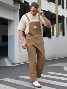 Nice shirt good colors and good quality especially in relation to the price. Perfect fit 1.87 and 99 kg. Jumpsuit Outfit Men, Brown Jumpsuit Outfit, Mens Overalls Outfits, Overalls Men Fashion, Overalls Outfits, Brown Jumpsuits, Overalls Men, Mens Overalls, Jumpsuit Outfit