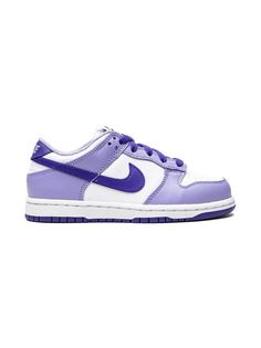 Nike Kids Dunk Low "Blueberry" Sneakers - Farfetch Sneakers Purple, Backgrounds Phone, Nike Kids, Dunk Low, Phone Wallpapers, Wallpapers, Nike, Sneakers, Purple