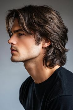 Men's Long Hairstyles Wavy, Haircut Fails, Hair Pattern, Surfer Hair, Trending Hair, Hairstyle For Men, Square Face Hairstyles, Men's Long Hairstyles, Men's Haircuts