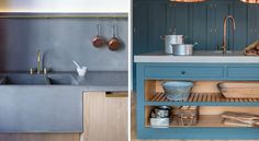 the kitchen is clean and ready to be used as a storage area for cooking utensils