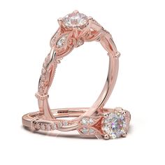 A beautiful floral engagement ring with tree designs and filigree and milgrain around the ring to give it a very unique look, with a nice twist infinity on the side of the ring as well. The engagement ring has petals that look like leaves of a tree with diamonds set inside and milgrain around, and the inside of the ring has a beautiful filigree design to make sure it looks beautiful from all angles. The diamond weight is low so that we can sell it at an amazing price, it is all about the detail, Gold Twist Ring, Oval Halo Ring, Gold Infinity Ring, Infinity Engagement Ring, Floral Engagement Ring, Yellow Gold Solitaire, Split Shank Ring, Engagement Sets, Forever One Moissanite