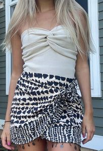 Boho Tie Skirt Tie Skirt, Beauty Accessories, The Fashion, Night Out, Topshop, Print Design, Crop Tops, Skirt, Heels