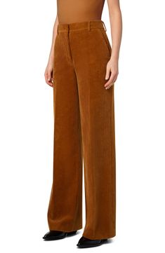 Akris punto Chiaro Corduroy Straight Leg Pants | Nordstrom Akris Punto, Platform Slippers, Maternity Shops, Designer Clothes For Men, Denim Jumpsuit, Women's Summer Fashion, Athletic Women, Straight Leg Pants, Welt Pockets