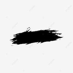 black ink smudge on white background