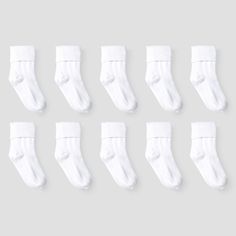 Girls' Athletic Socks Multi-Colored Cheap White Sporty Socks, Girls White Socks, Comfortable White No-show Socks, Cheap White Non-slip Socks, White Non-slip Fun Socks, Lots Of Socks, Bobby Socks, Cotton Tights, Dance Tights