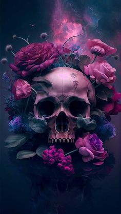 Skull Clothes, Cool Skull Drawings, Book Friends, Doflamingo Wallpaper, Skull Bedding, Gothic Wallpaper