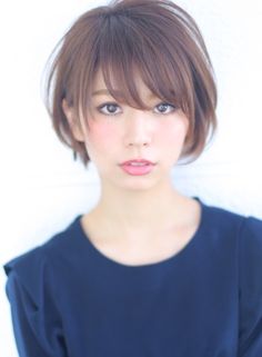 Hairstyles Japanese, Shortish Hair, Medium Shaggy Hairstyles, Bob Haircut Curly, Chin Length Hair, Asian Short Hair, Hair Catalog, Shot Hair Styles, Japanese Hairstyle