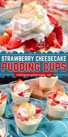 This Valentine’s Day, treat yourself to these delicious Strawberry Cheesecake Pudding Cups! With cheesecake pudding filling, graham cracker crumbs, and fresh strawberries, they’re easy to make and ready in under 30 minutes. A perfect no bake sweet treat!