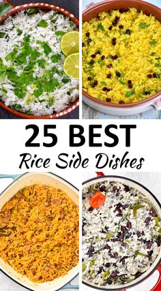 the 25 best rice side dishes to try out for your next dinner or appetizer