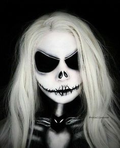 Trucco Glam, Skeleton Face Paint, Look Halloween, Fantasy Make-up, Halloween Makeup Look, Paint Makeup