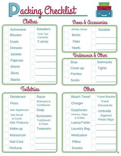 Packing Checklist Template, Travel Packing List Printable, Sunscreen Guide, International Travel Packing, Mexico Packing List, Beach Vacation Packing, Printable Packing List, Beach Vacation Packing List, Vacation Checklist