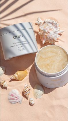 Nourish your body with this OUAI scrub infused with the notes of orange blossom, dragonfruit, tuberose, and Baltic amber. Does wonders for your body and your scalp, and at the same time, it's paraben free! #OUAI #skincare #bodyscrub #scalp #cosmetics #affiliate #ad Ouai St Barts, Detox Shampoo, Free Beauty Samples, Tropical Scent, Scalp Scrub, Exfoliating Body Scrub, Sugar Crystals, Sugar Body Scrub, Sugar Body